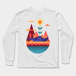 Abstract Hope Long Sleeve T-Shirt